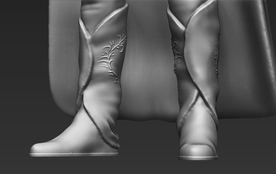 Legolas The Lord of the Rings 3D printing ready stl obj 3D print model_34