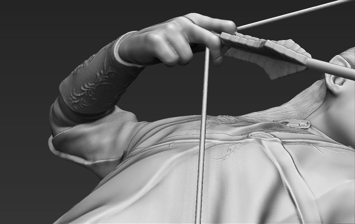 Legolas The Lord of the Rings 3D printing ready stl obj 3D print model_26