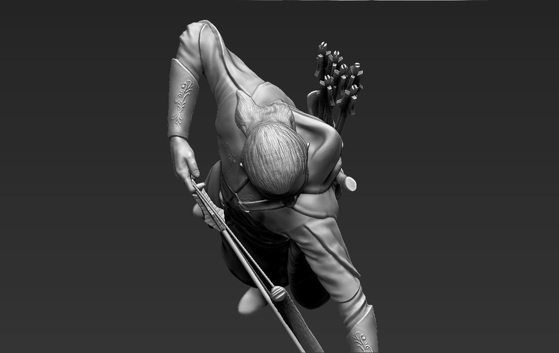 Legolas The Lord of the Rings 3D printing ready stl obj 3D print model_33