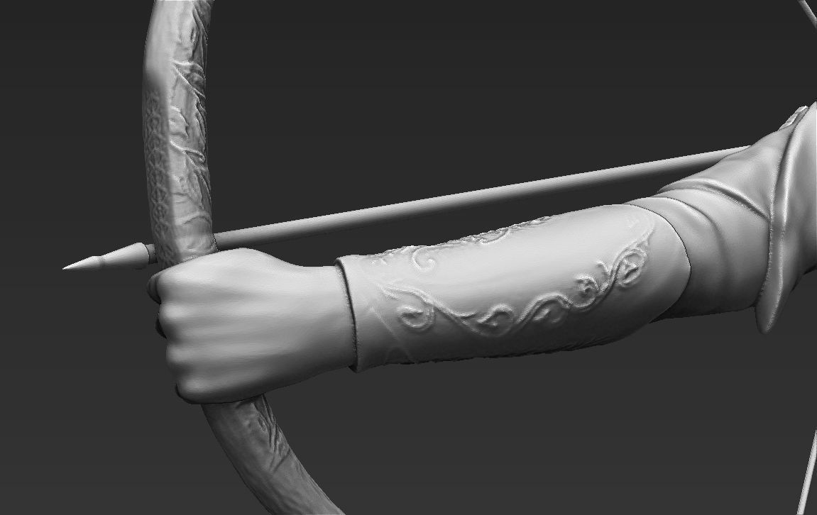 Legolas The Lord of the Rings 3D printing ready stl obj 3D print model_28