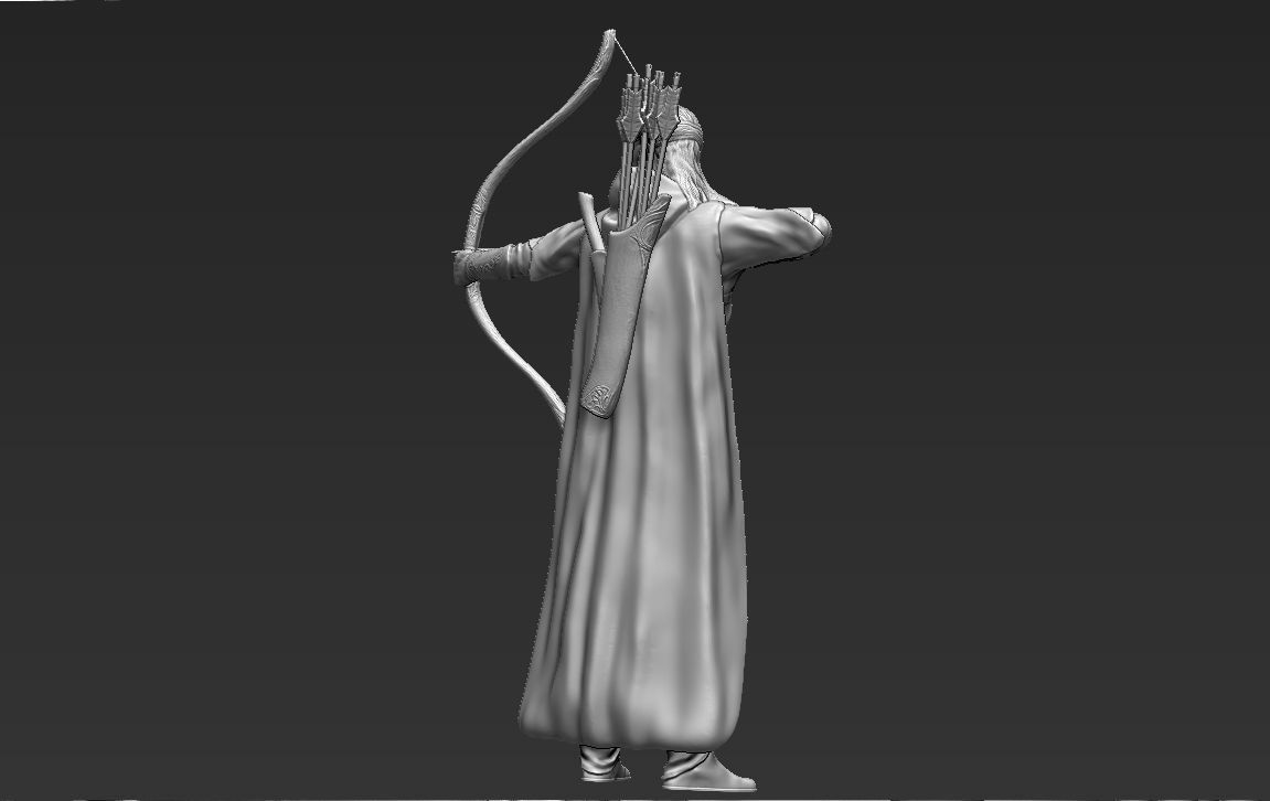 Legolas The Lord of the Rings 3D printing ready stl obj 3D print model_21