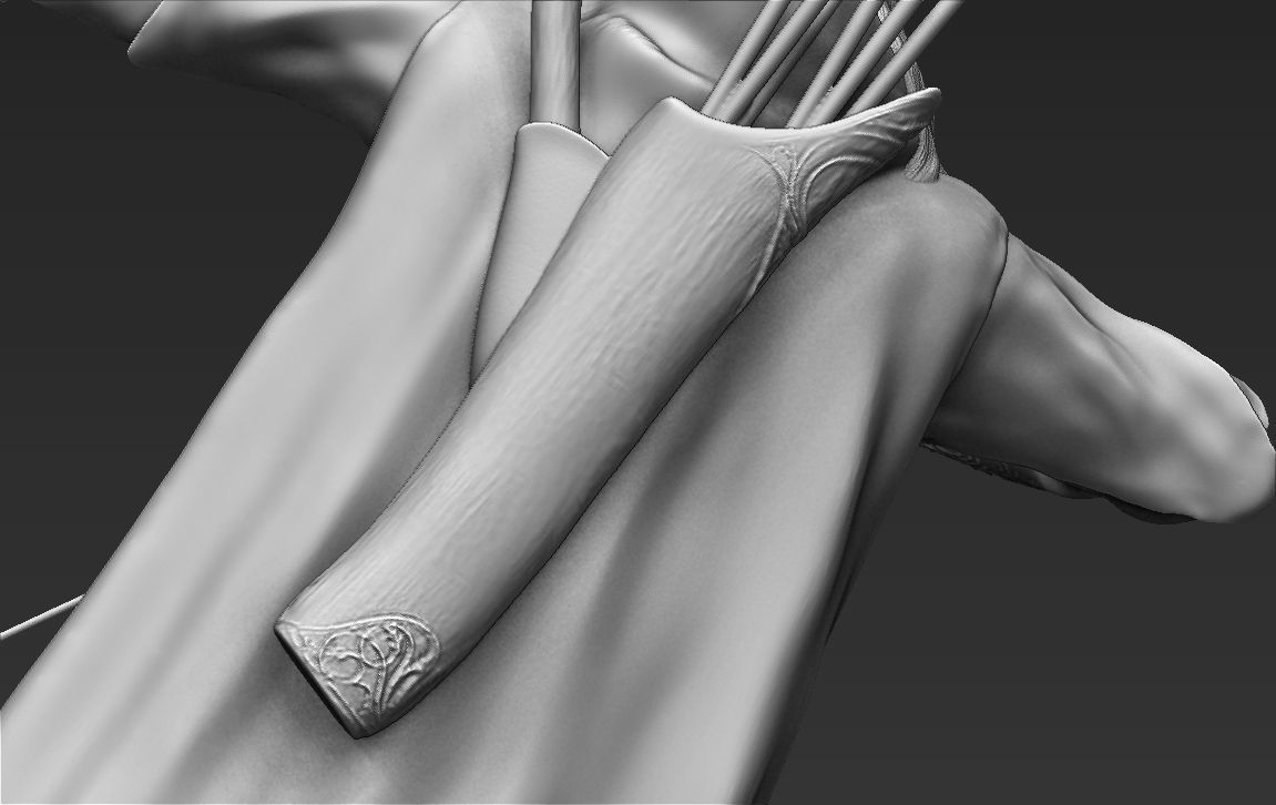 Legolas The Lord of the Rings 3D printing ready stl obj 3D print model_29