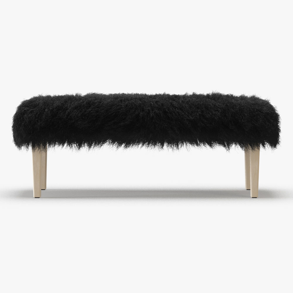 Tibetan Lamb Bench 3D model_1