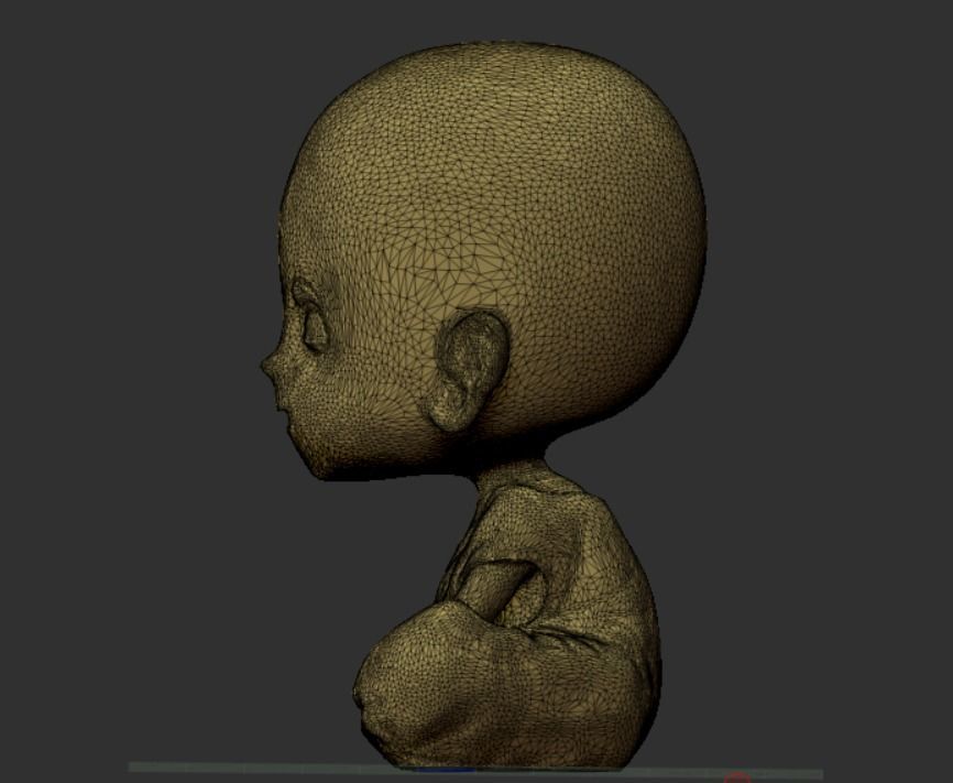 little Buddha 3D print model_15