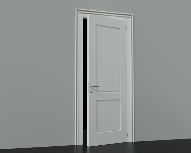 Modern Door 1  Low-poly 3D model