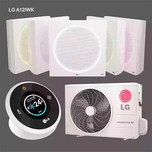 LG Artcool Stylist Inverter V LG A12IWK 3D model