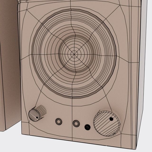 Genius S-PHF500A Computer Speakers 3D model_6