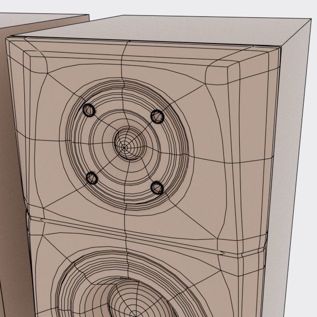 Genius S-PHF500A Computer Speakers 3D model_5