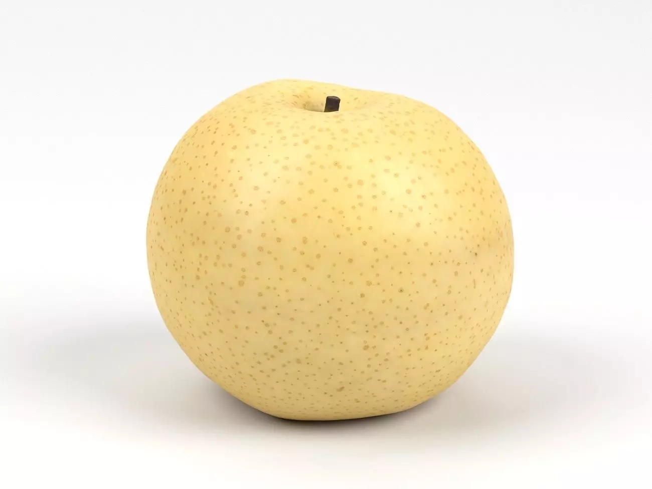 Photorealistic Nashi Pear 3D Scan 3D model_0