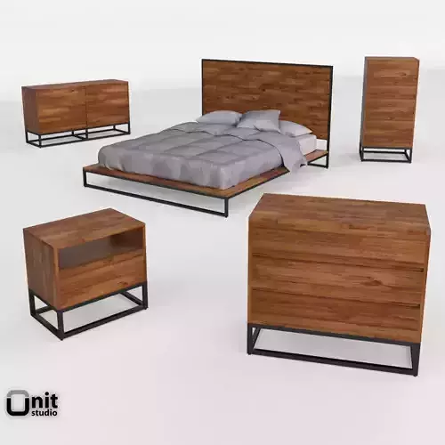 Logan Industrial Bedroom Collection by West Elm