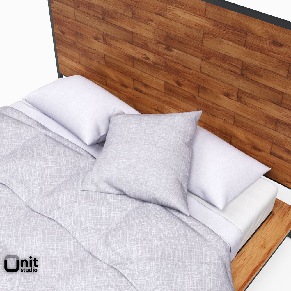 Logan Industrial Bedroom Collection by West Elm 3D model_5