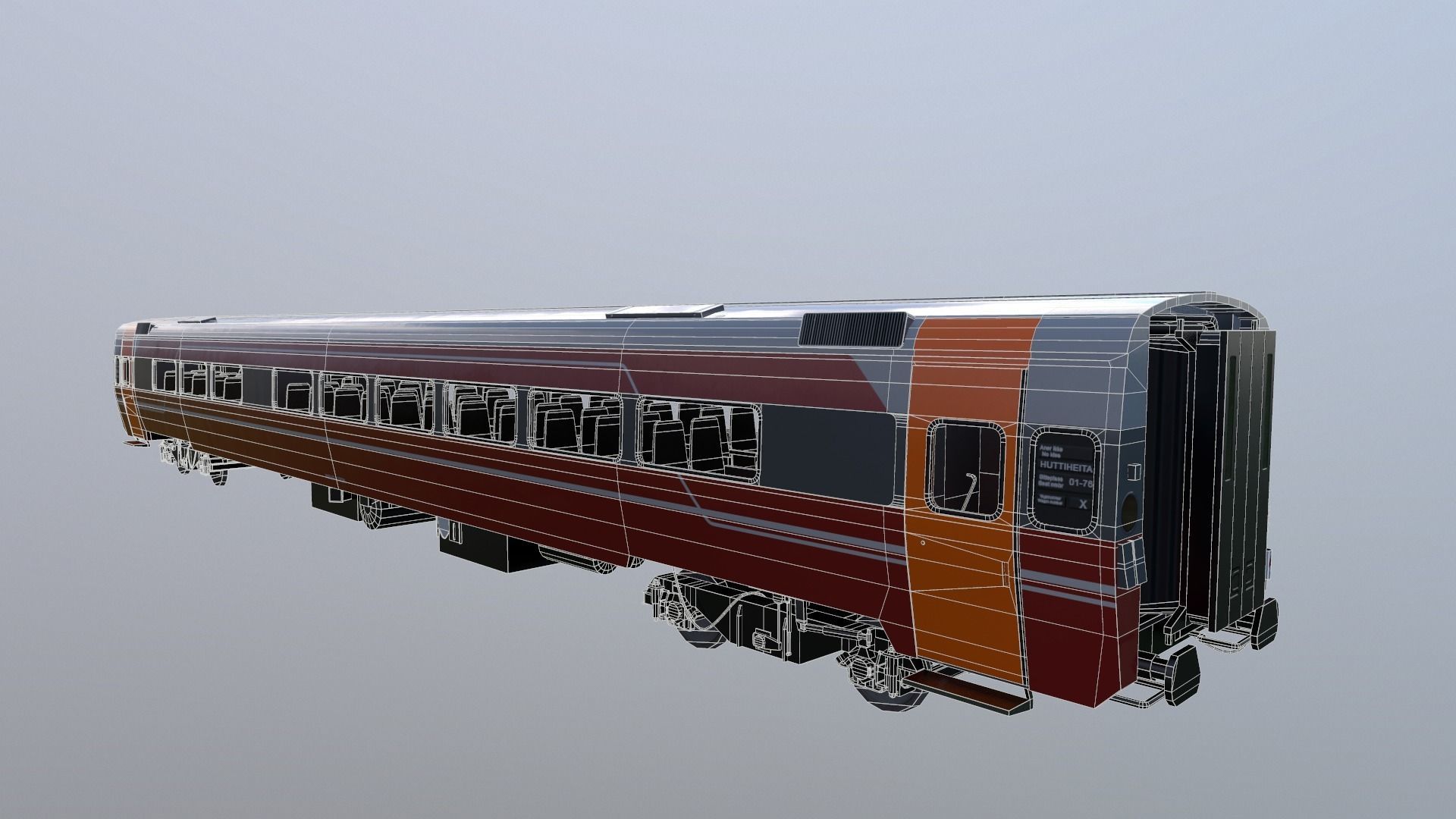 NSB B7 2006 - Current Low-poly 3D model_3