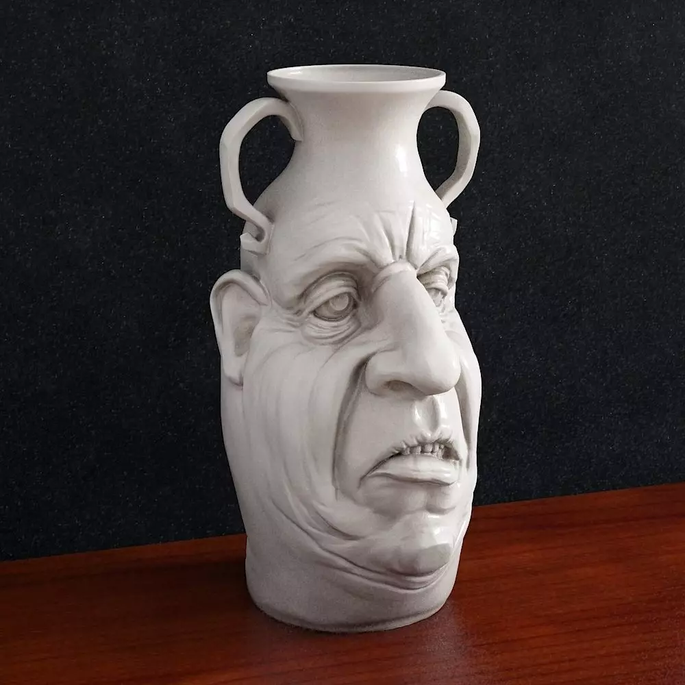 Vase Head 3d print 3D print model_0