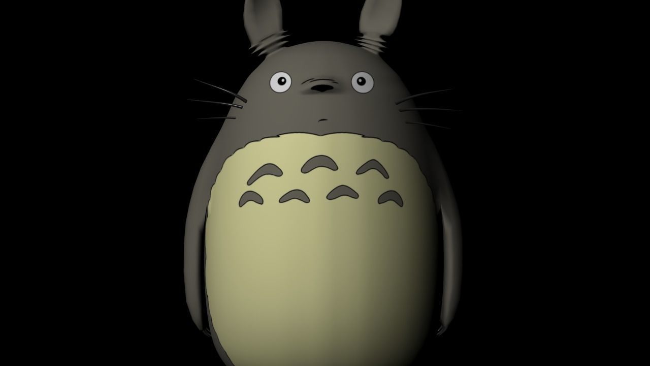 My Neighbour Totoro Low-poly 3D model_2