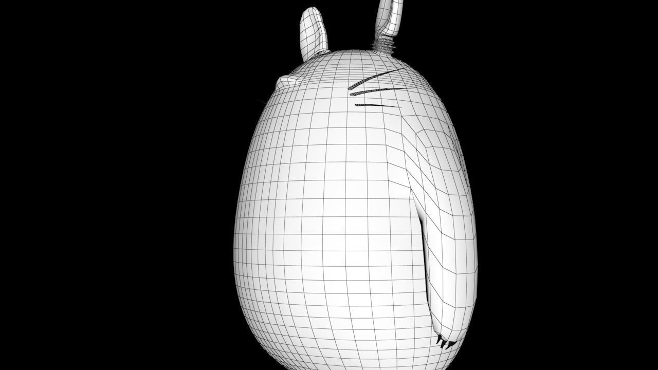 My Neighbour Totoro Low-poly 3D model_4