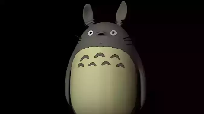 My Neighbour Totoro Low-poly 3D model