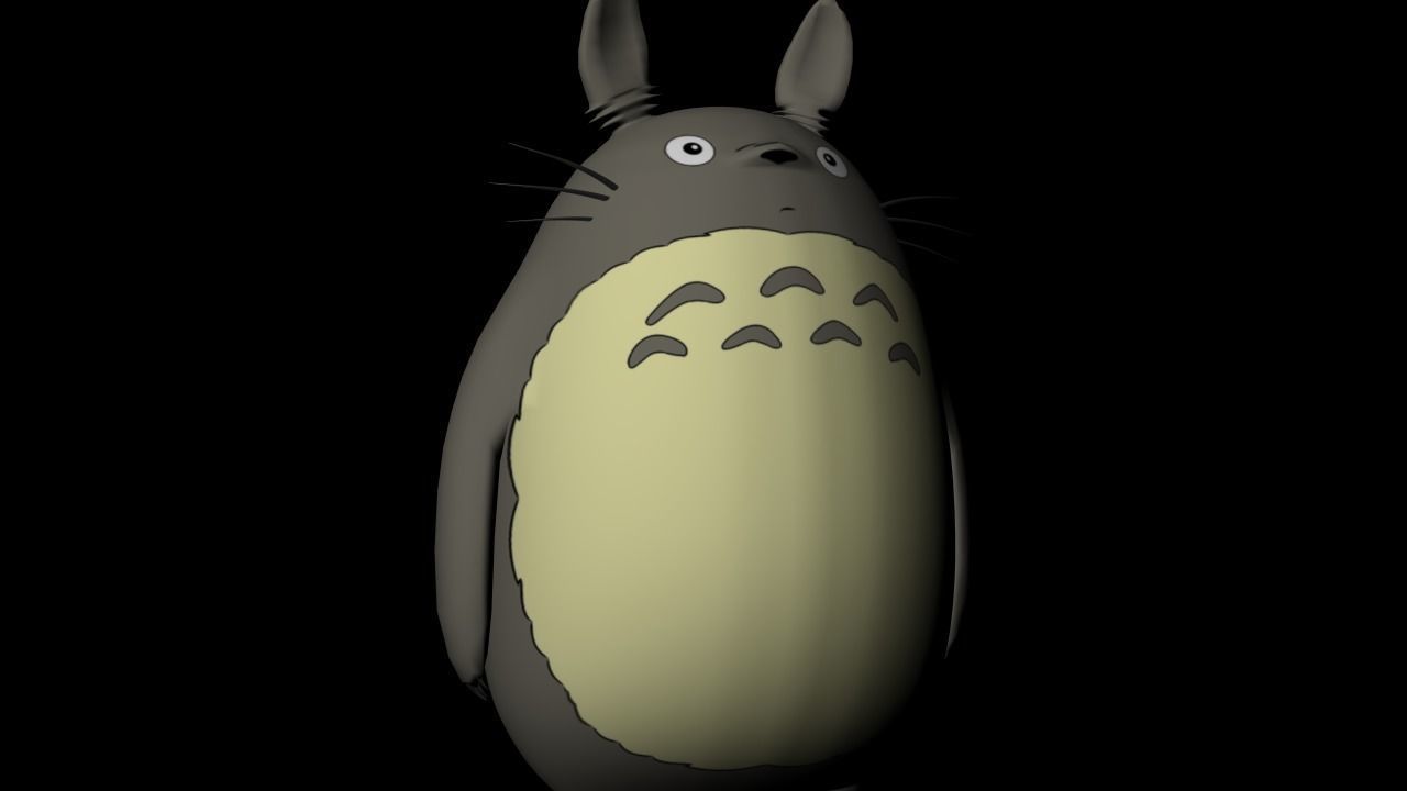 My Neighbour Totoro Low-poly 3D model_1