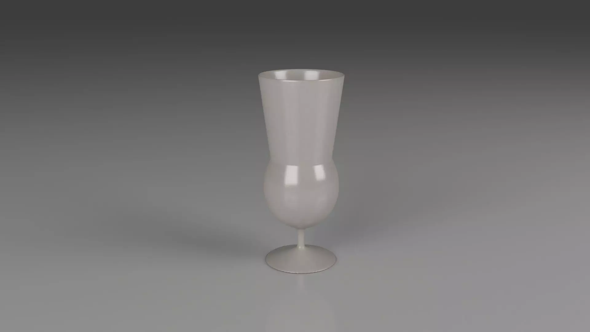 White Vase 3D model_0