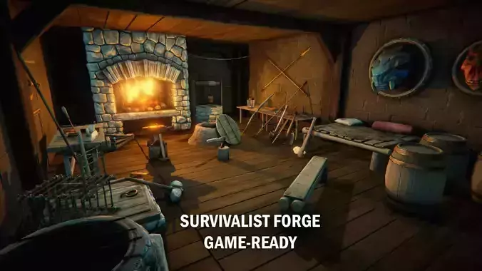 Medieval survivalist forge