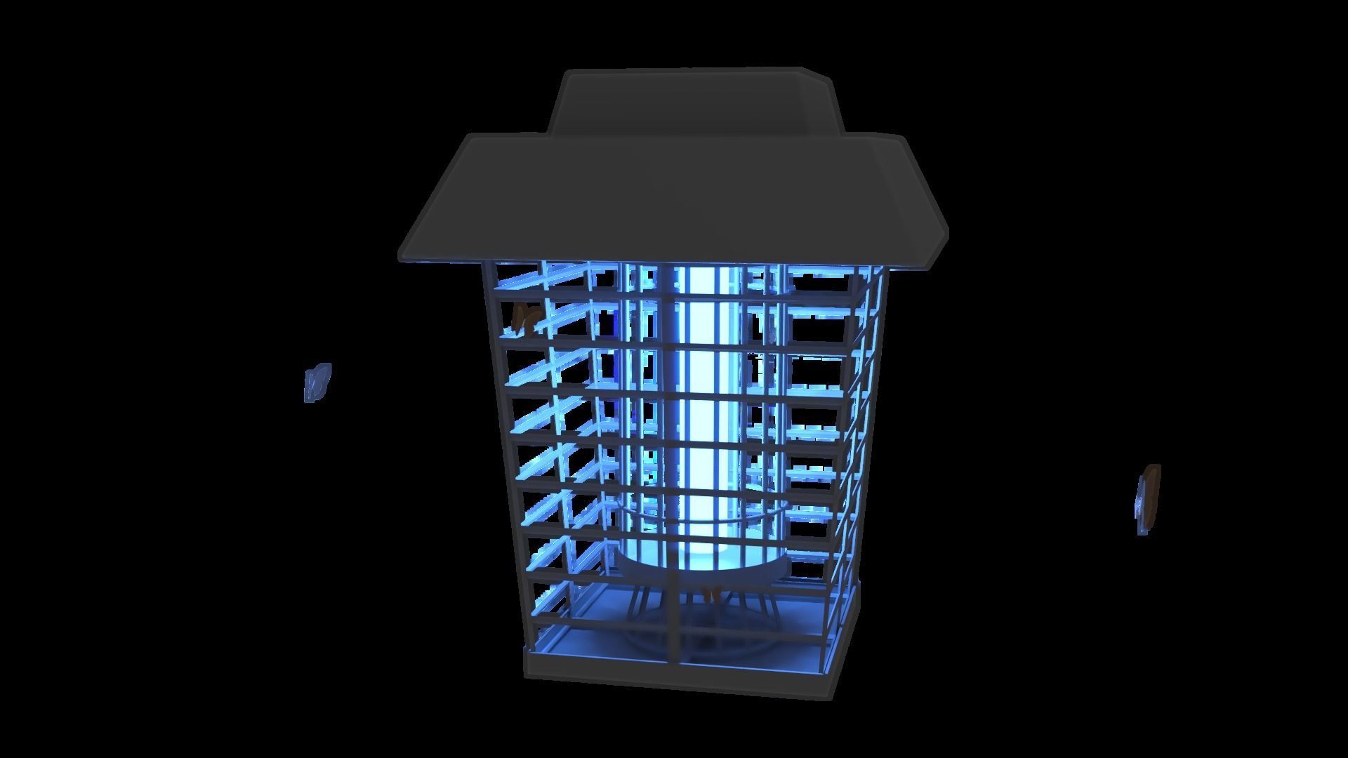 Bug Zapper Trap 3D model_3