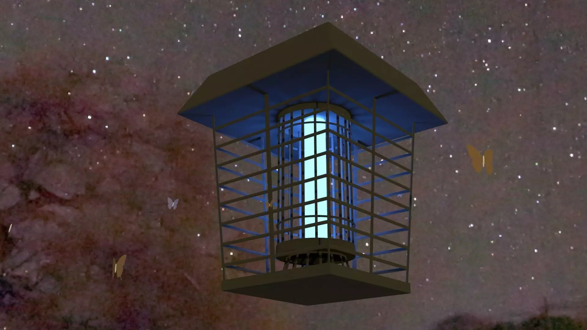 Bug Zapper Trap 3D model_0