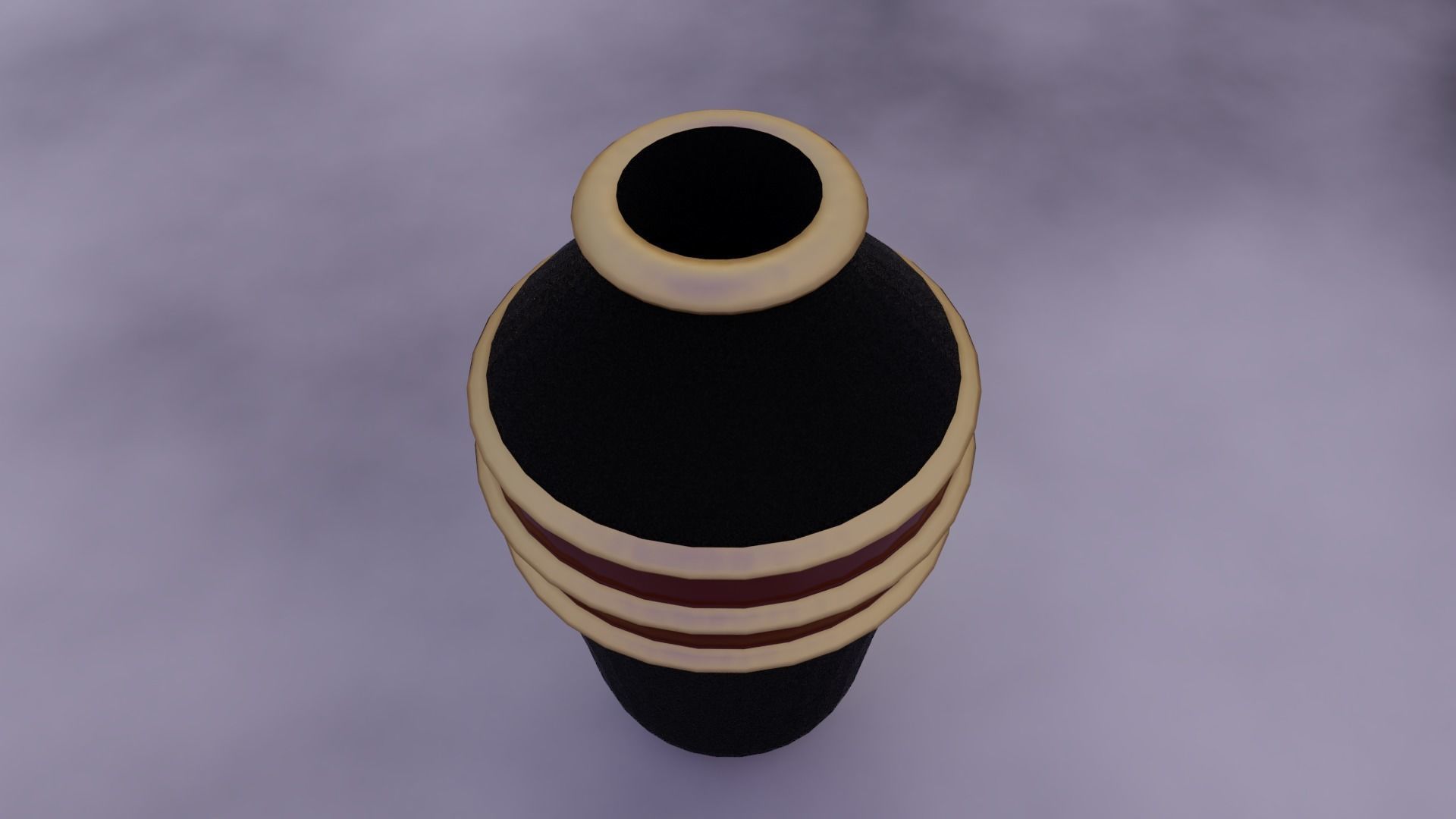 Vase Collection 1 with tree Low-poly 3D model_47