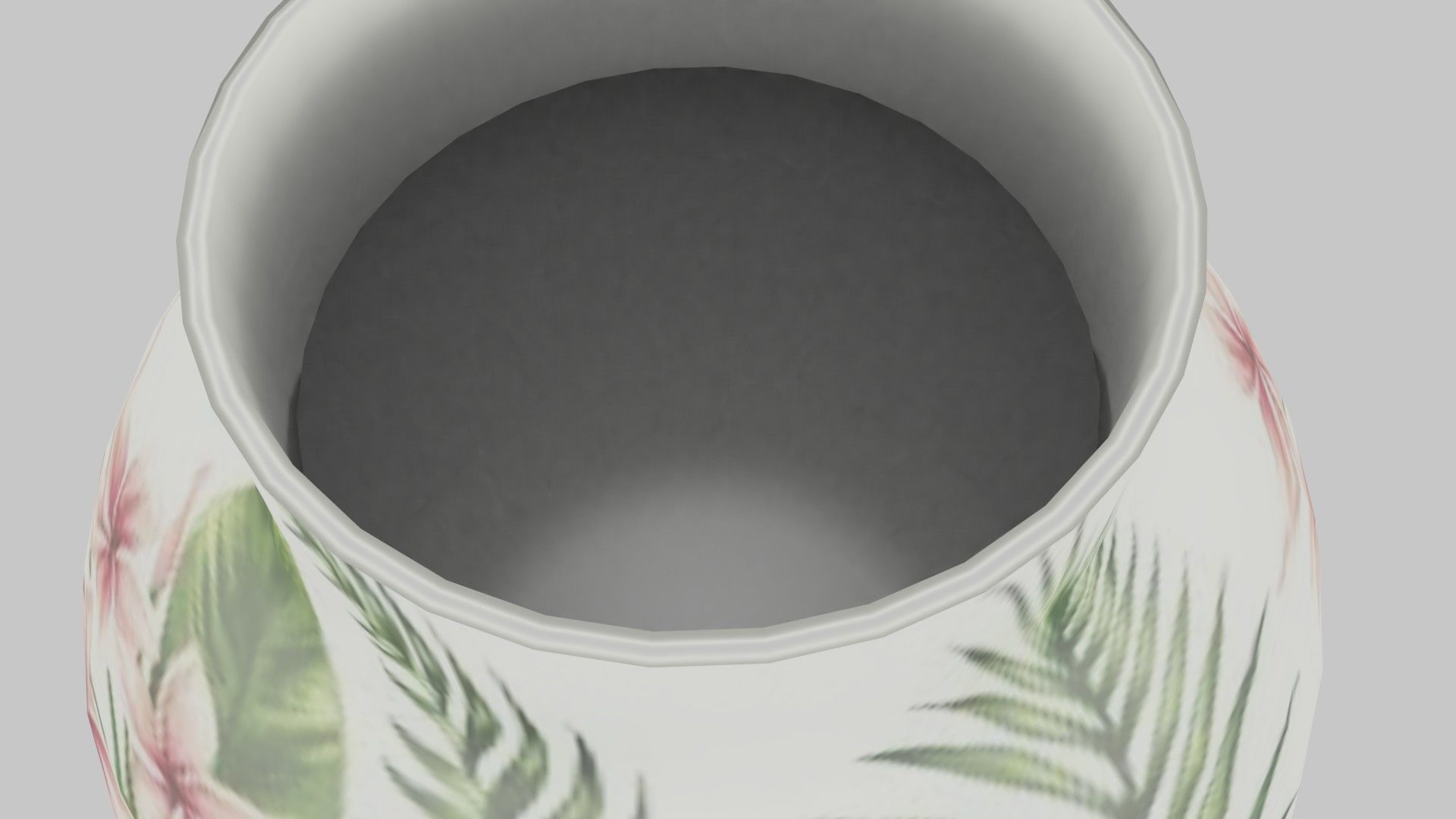 Vase Collection 1 with tree Low-poly 3D model_91