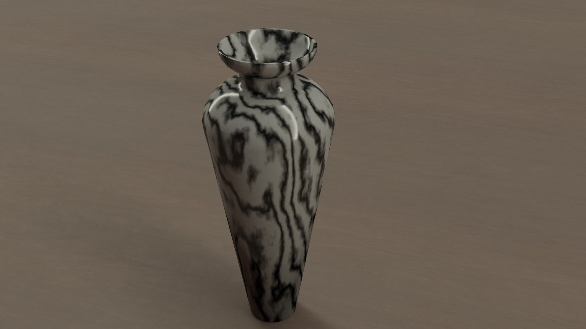 Vase Collection 1 with tree Low-poly 3D model_2