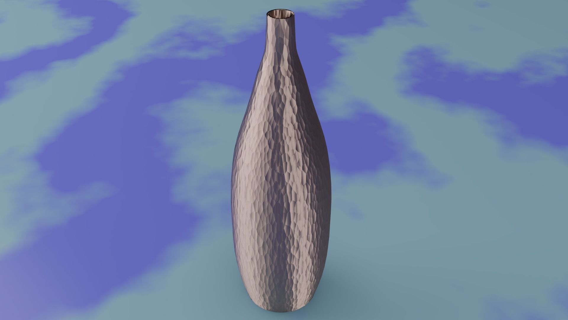 Vase Collection 1 with tree Low-poly 3D model_6