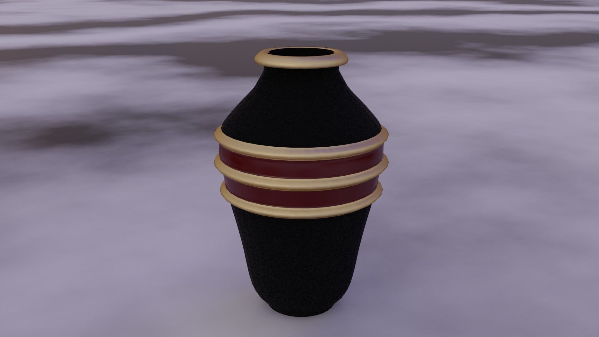 Vase Collection 1 with tree Low-poly 3D model_17