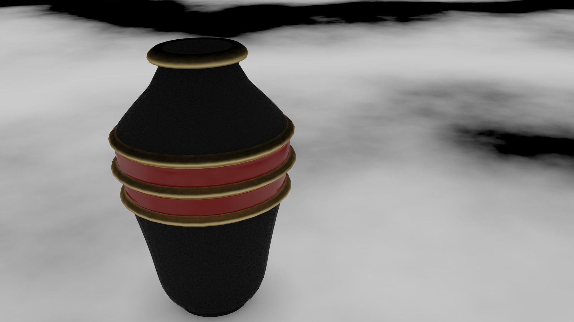 Vase Collection 1 with tree Low-poly 3D model_68