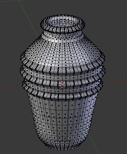 Vase Collection 1 with tree Low-poly 3D model_77