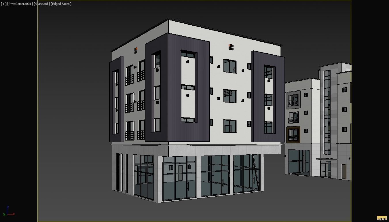 modern house 10set 3D model_7