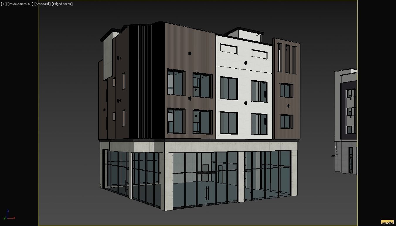 modern house 10set 3D model_6