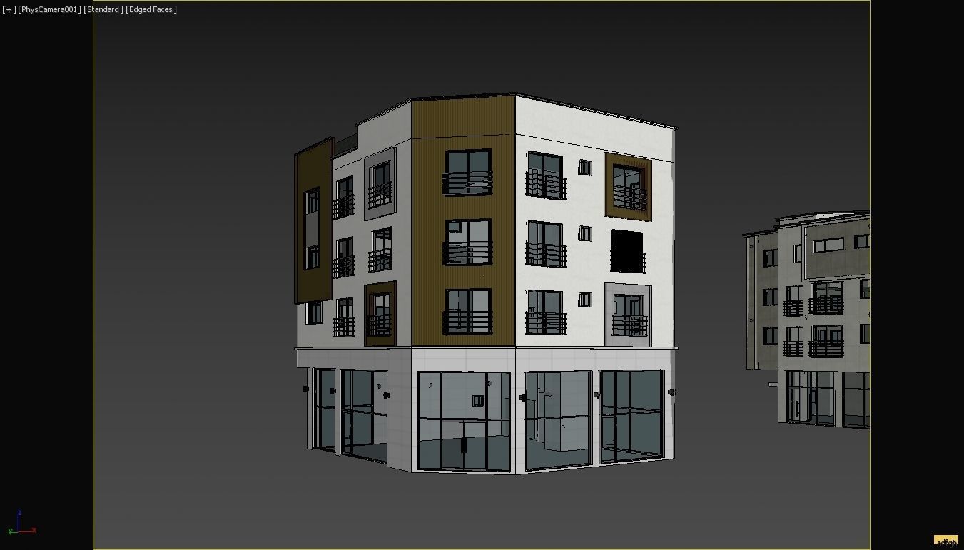 modern house 10set 3D model_4