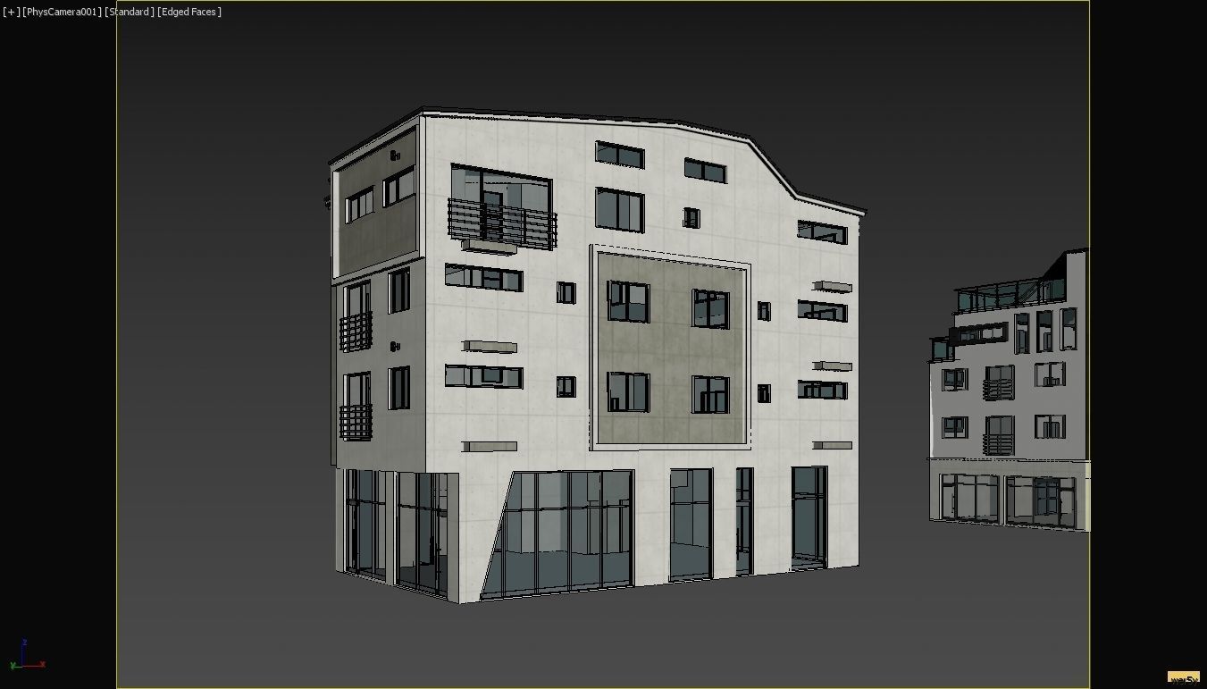 modern house 10set 3D model_5