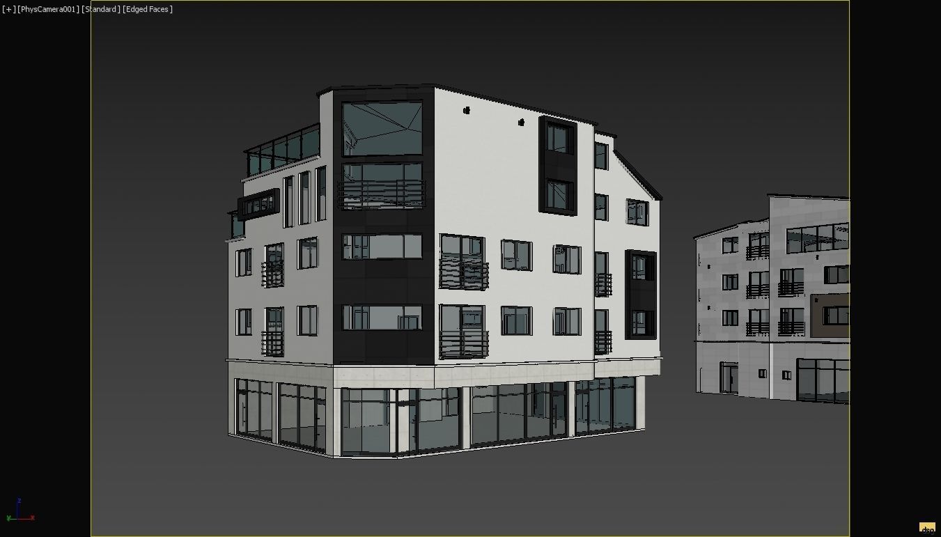 modern house 10set 3D model_9