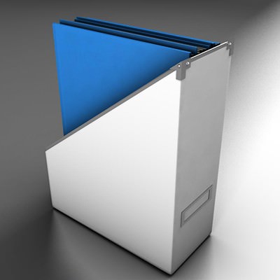 Carpetero magazine holder with pages 3D model_5