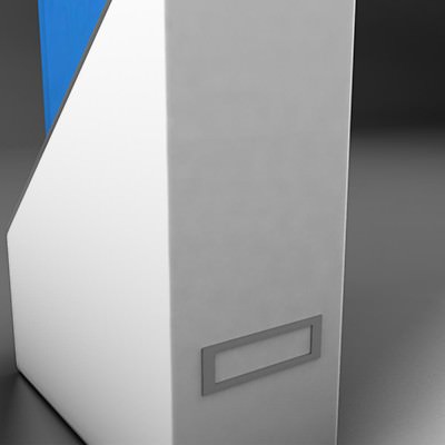 Carpetero magazine holder with pages 3D model_6