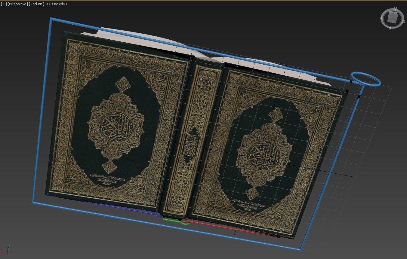 Quran with animation Low-poly 3D model_15