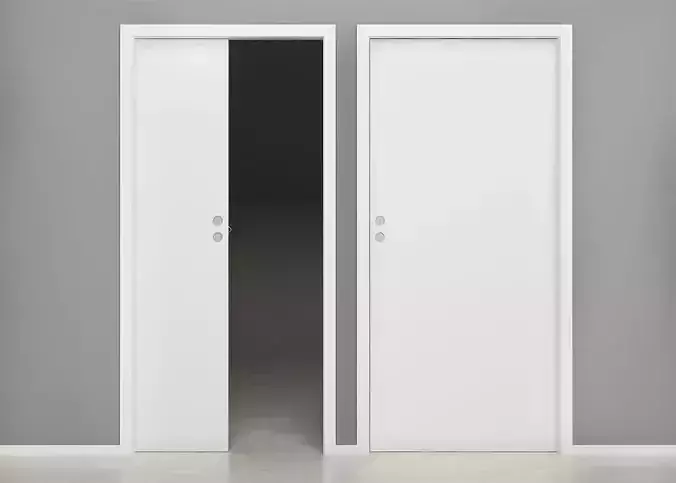 Sliding Door 01 3D model