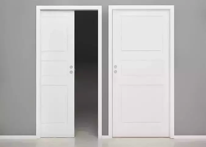 Sliding Door 02 3D model