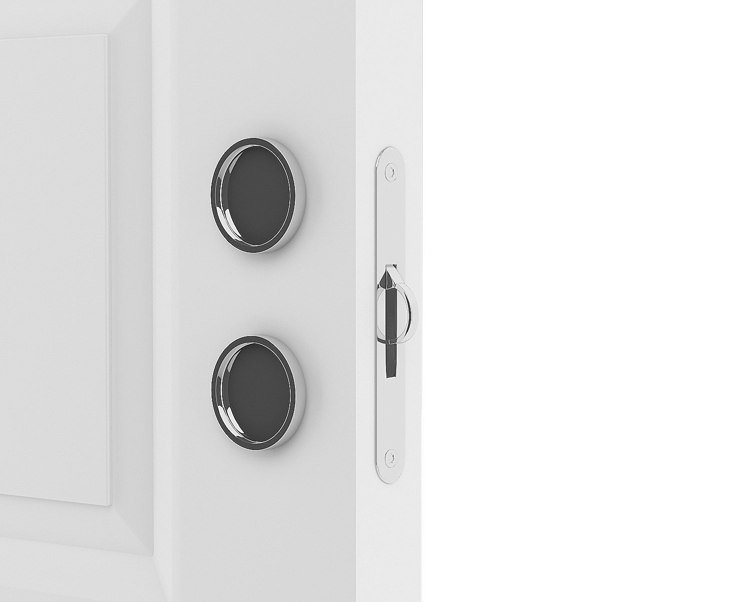 Sliding Door 02 3D model_4