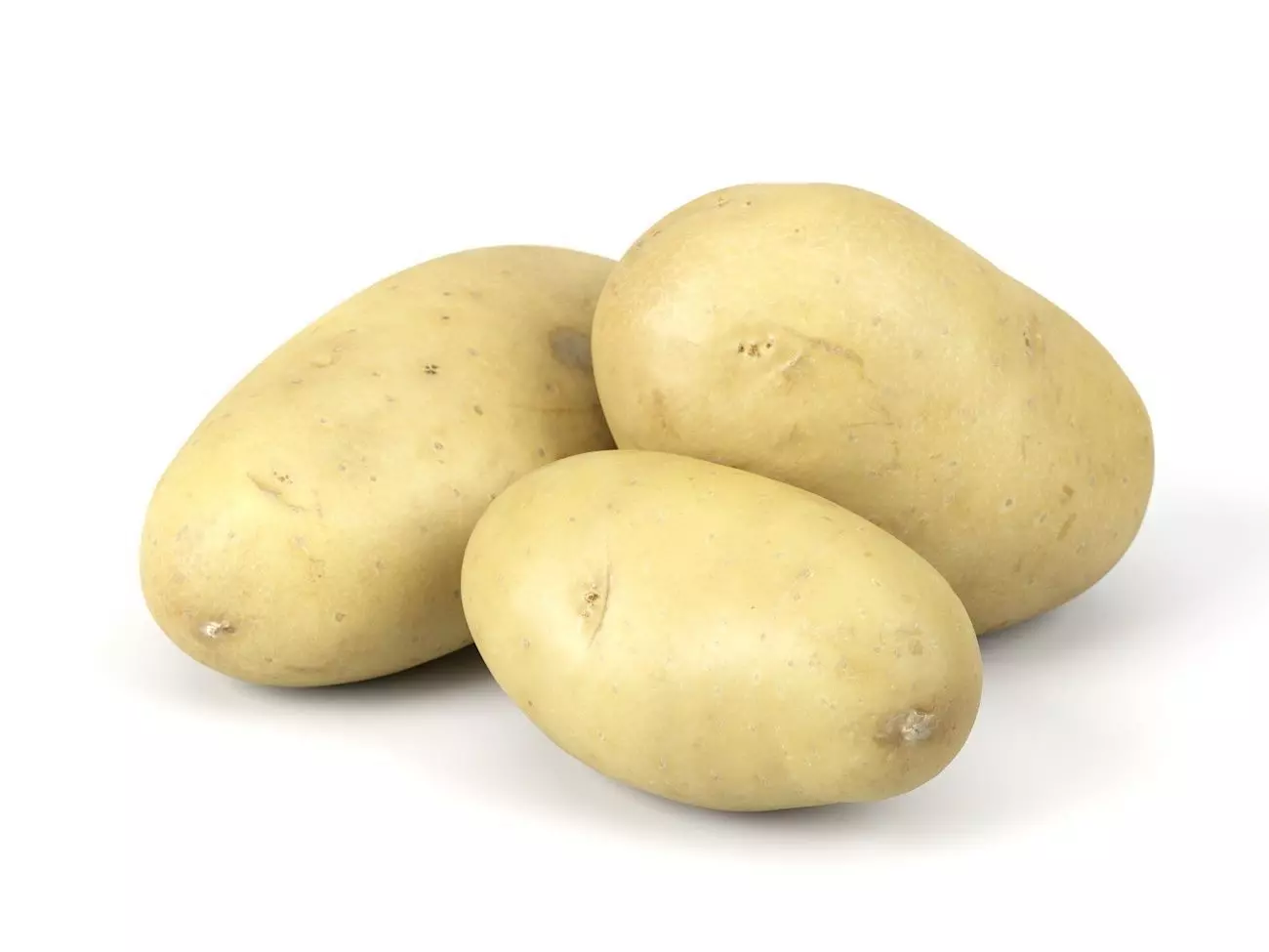 Three Different Photorealistic Potato 3D Scans 3D model_0
