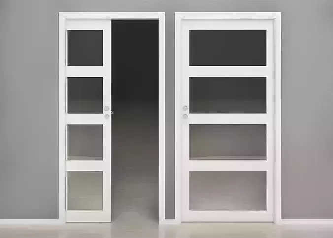 Sliding door 4 3D model