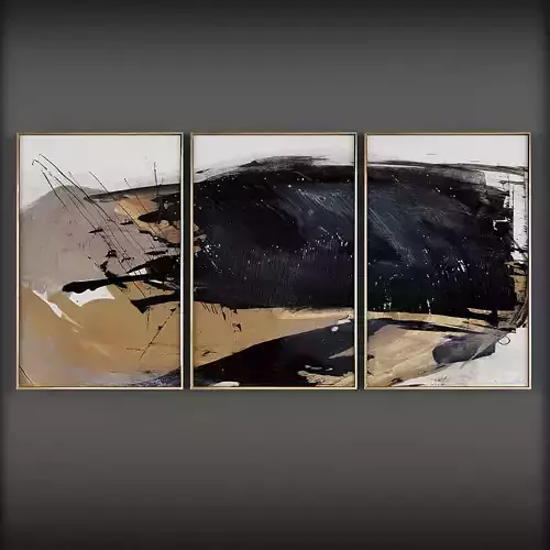 Picture Frames Low-poly 3D model