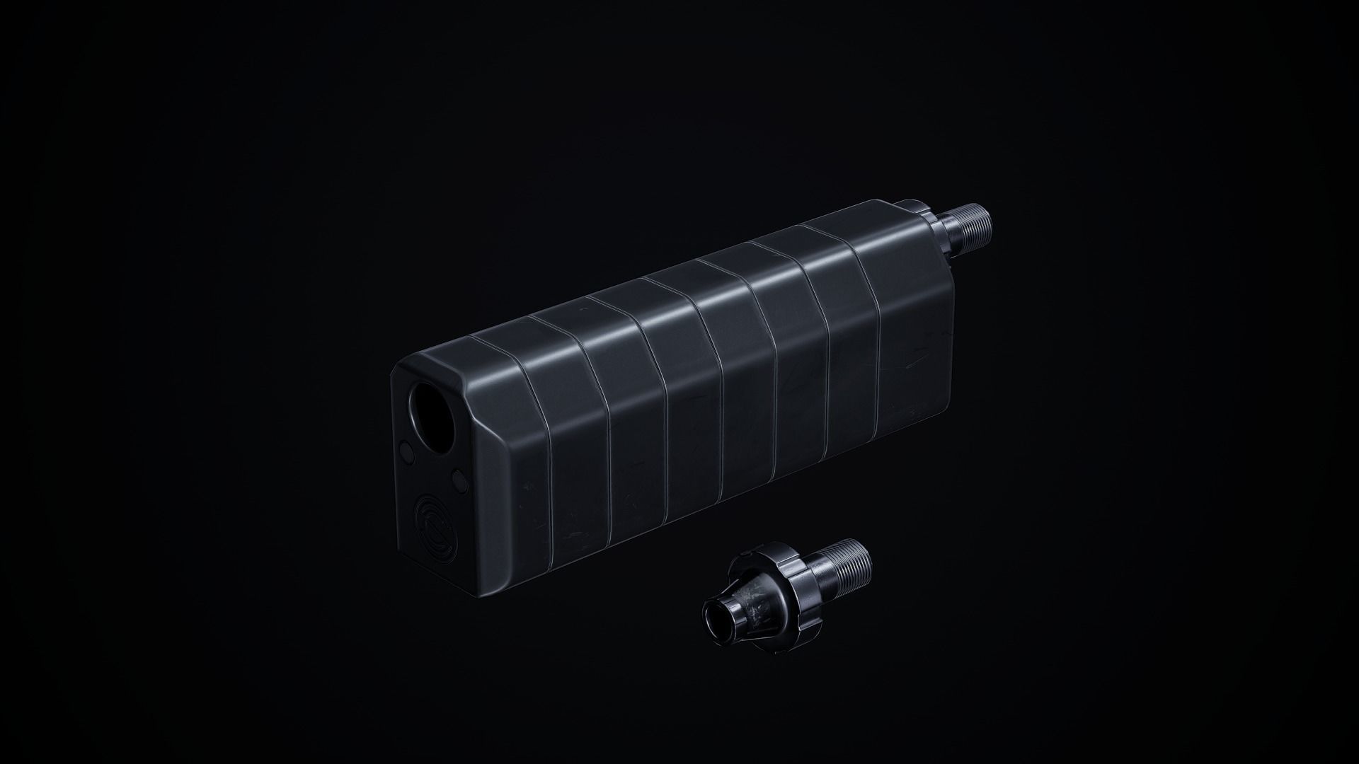 SPAS 12 PBR Low-poly 3D model_5