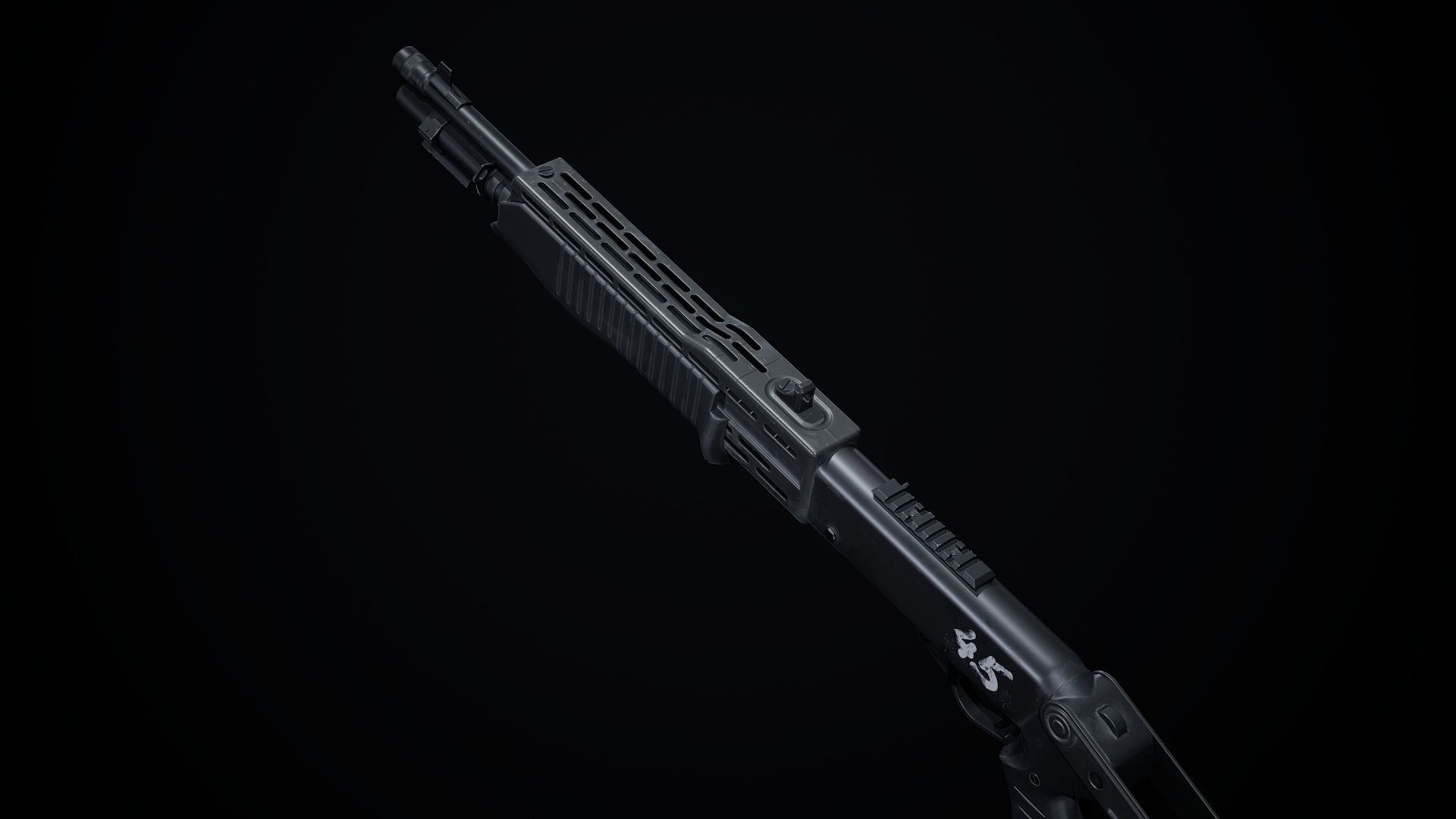 SPAS 12 PBR Low-poly 3D model_4