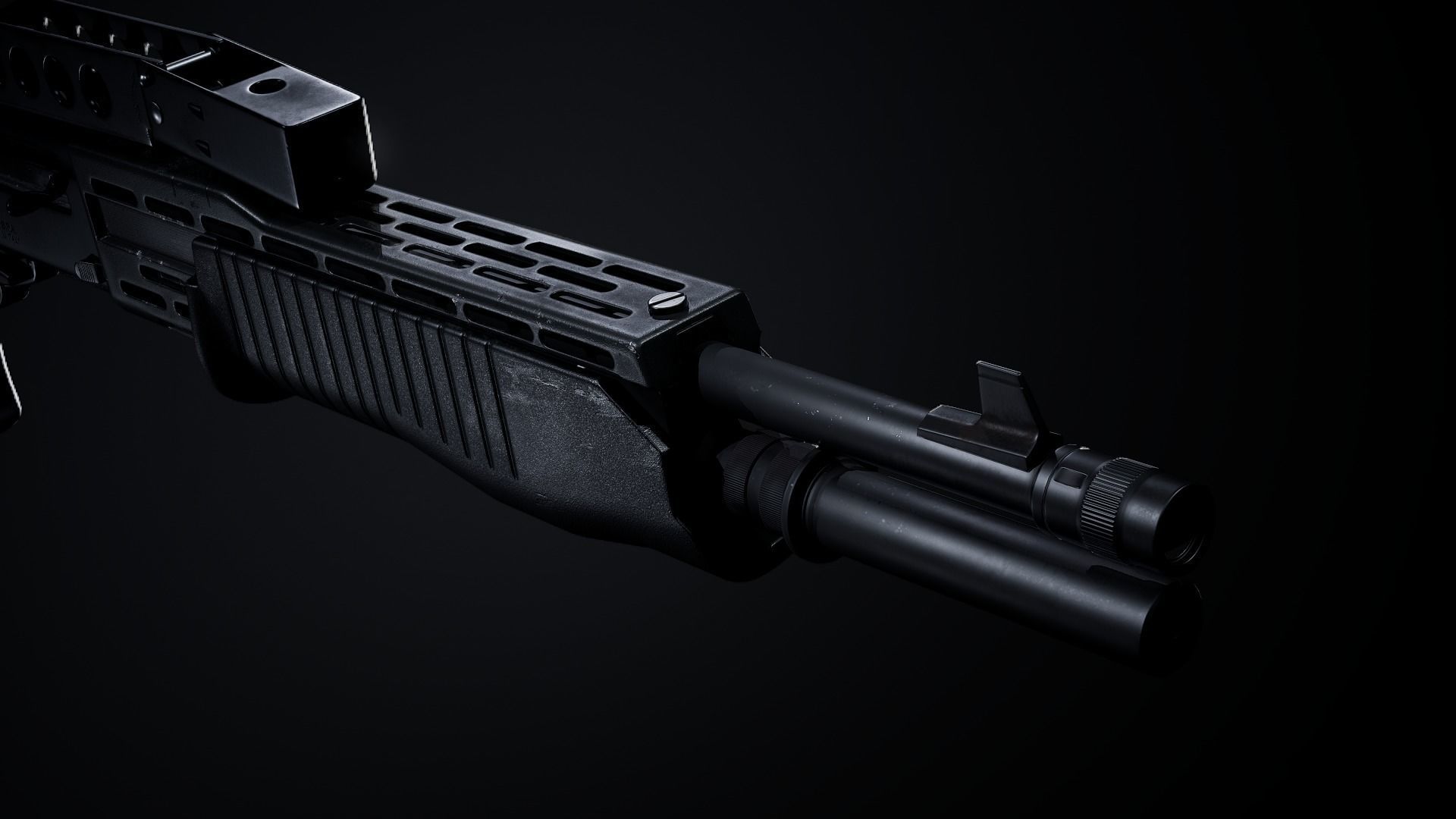 SPAS 12 PBR Low-poly 3D model_1