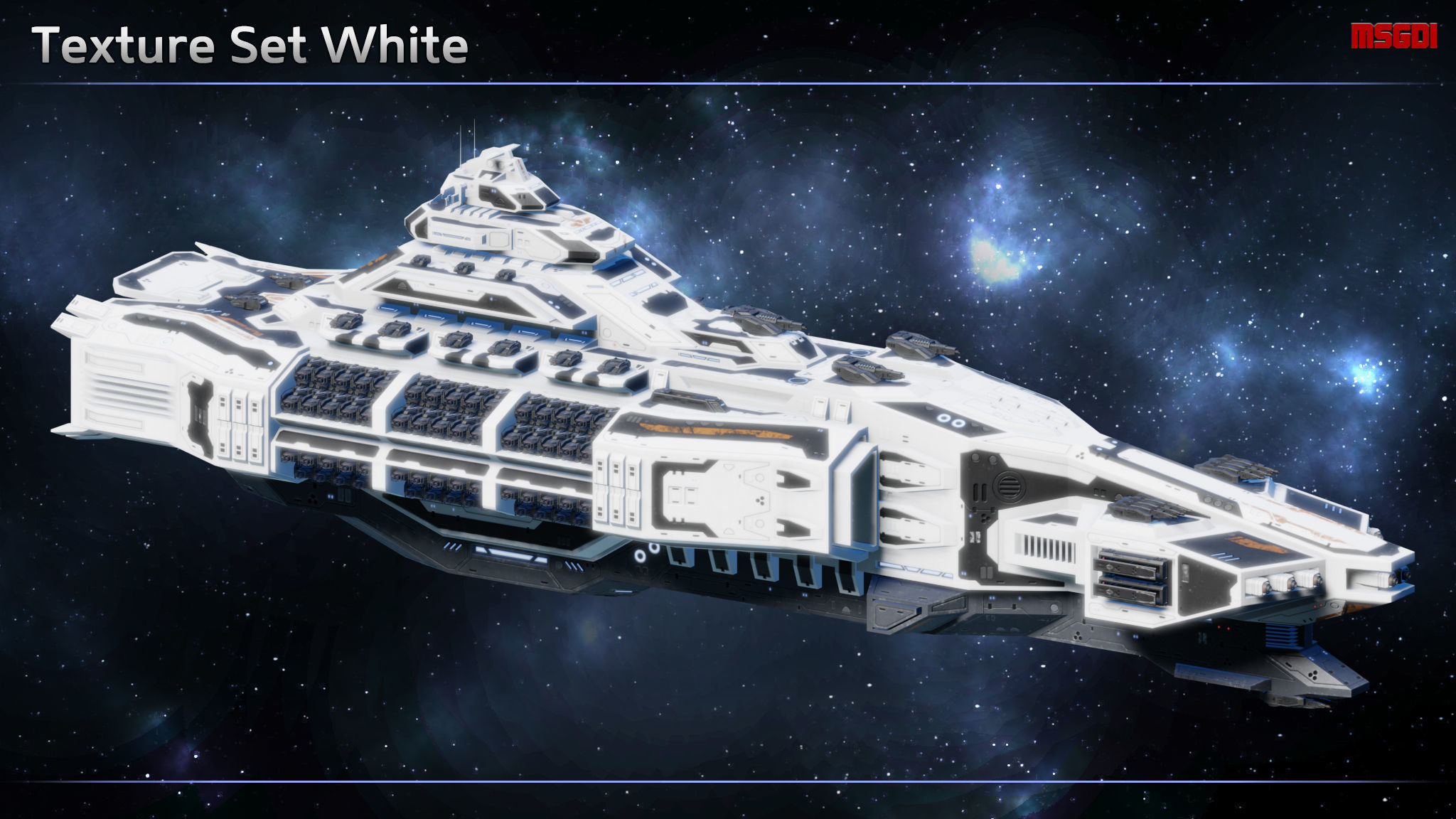 Spaceship Siege Battleship Venom Low-poly 3D model_11